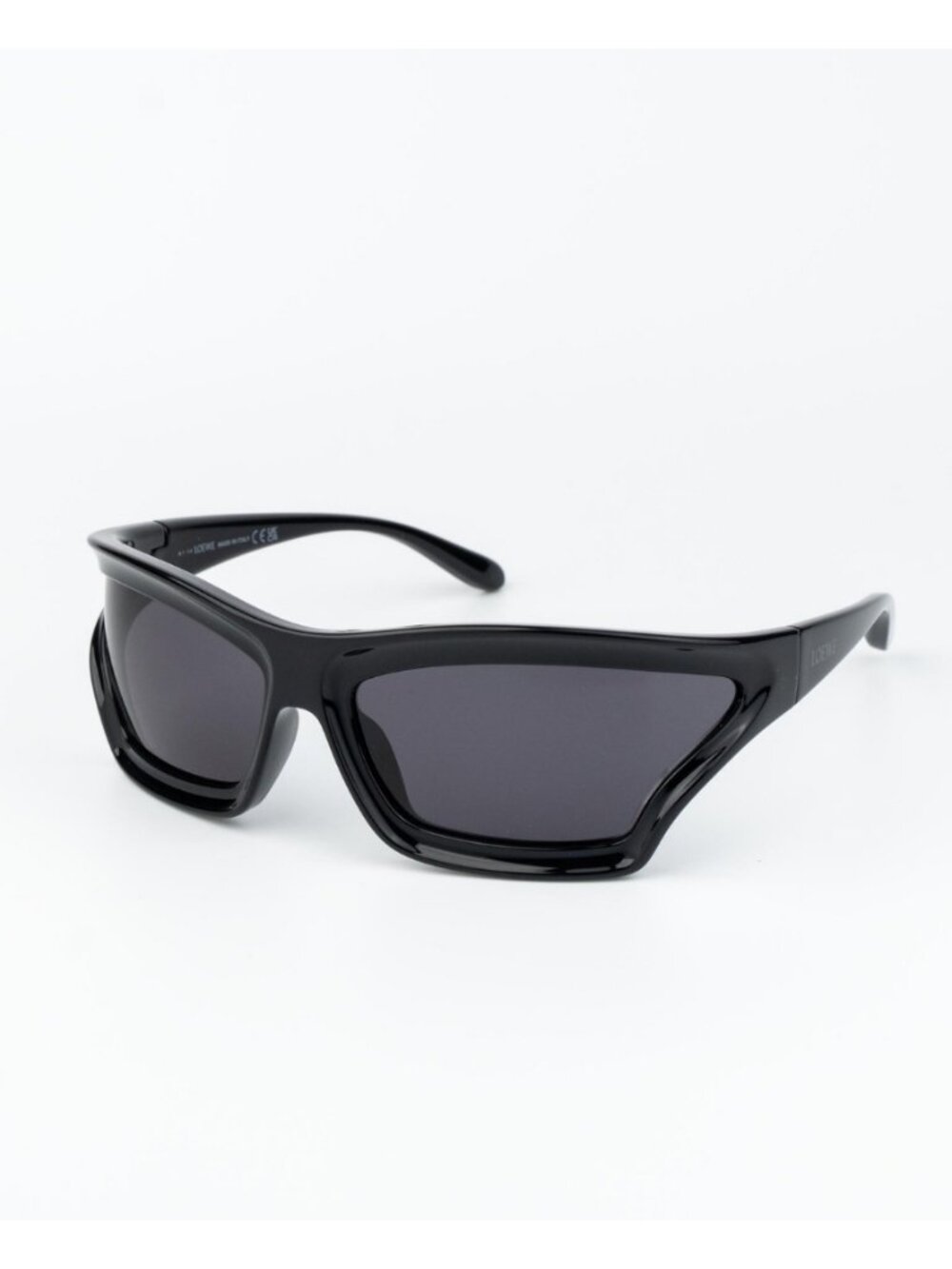 Loewe x PAULA'S IBIZA Women Sunglasses Black Smoke Wraparound LW40143U 01A